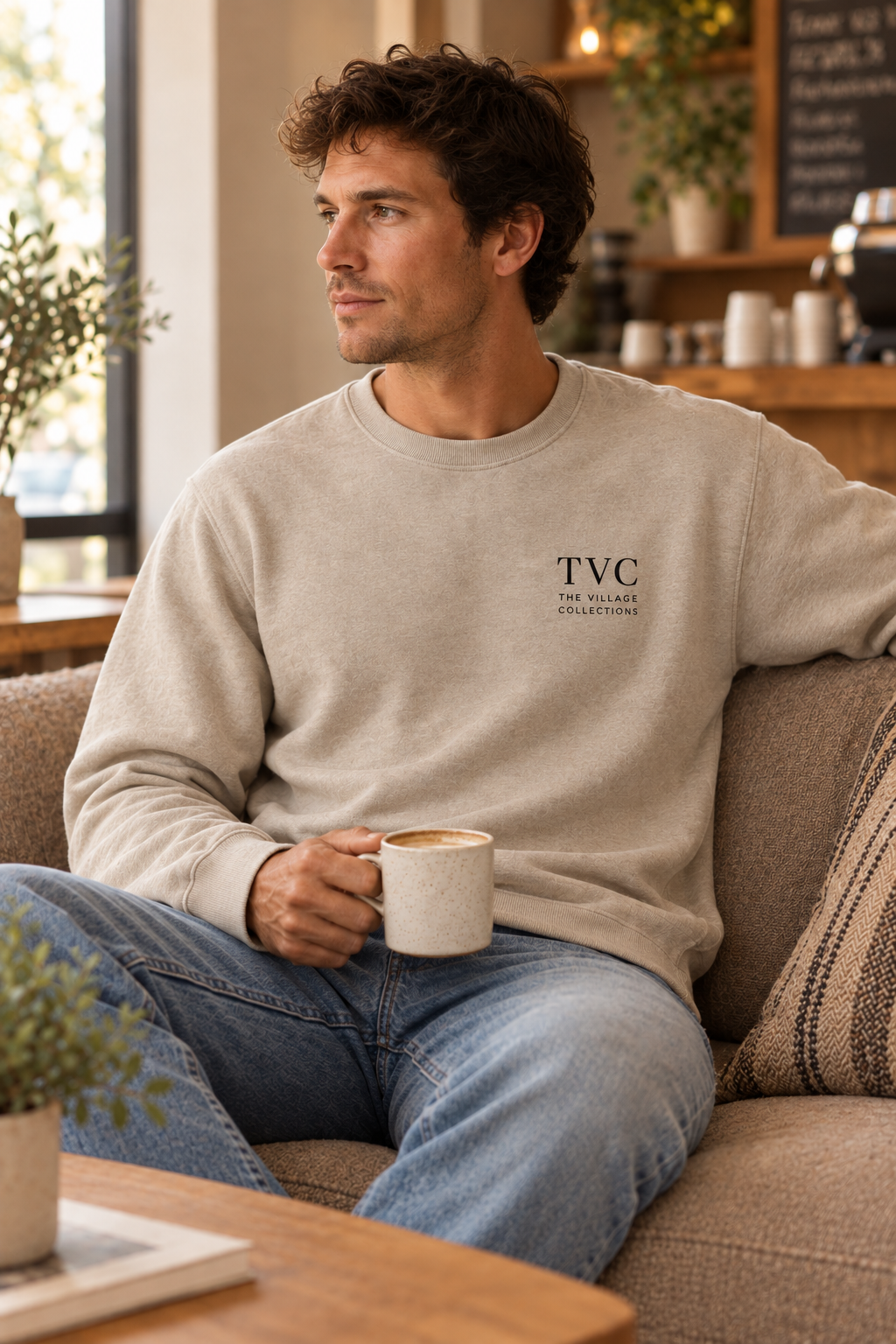 TVC Mens Crewneck Sweatshirt