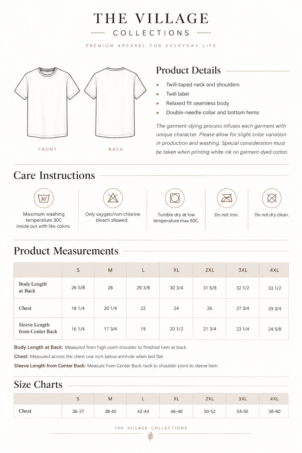 Spec Sheet